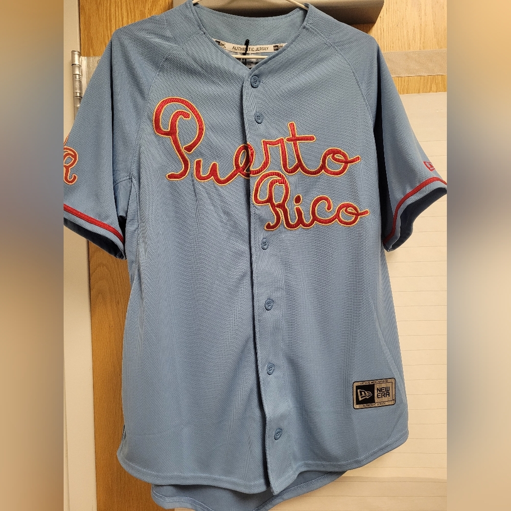 New Era Authentic Puerto Rico Jersey Size M Medium